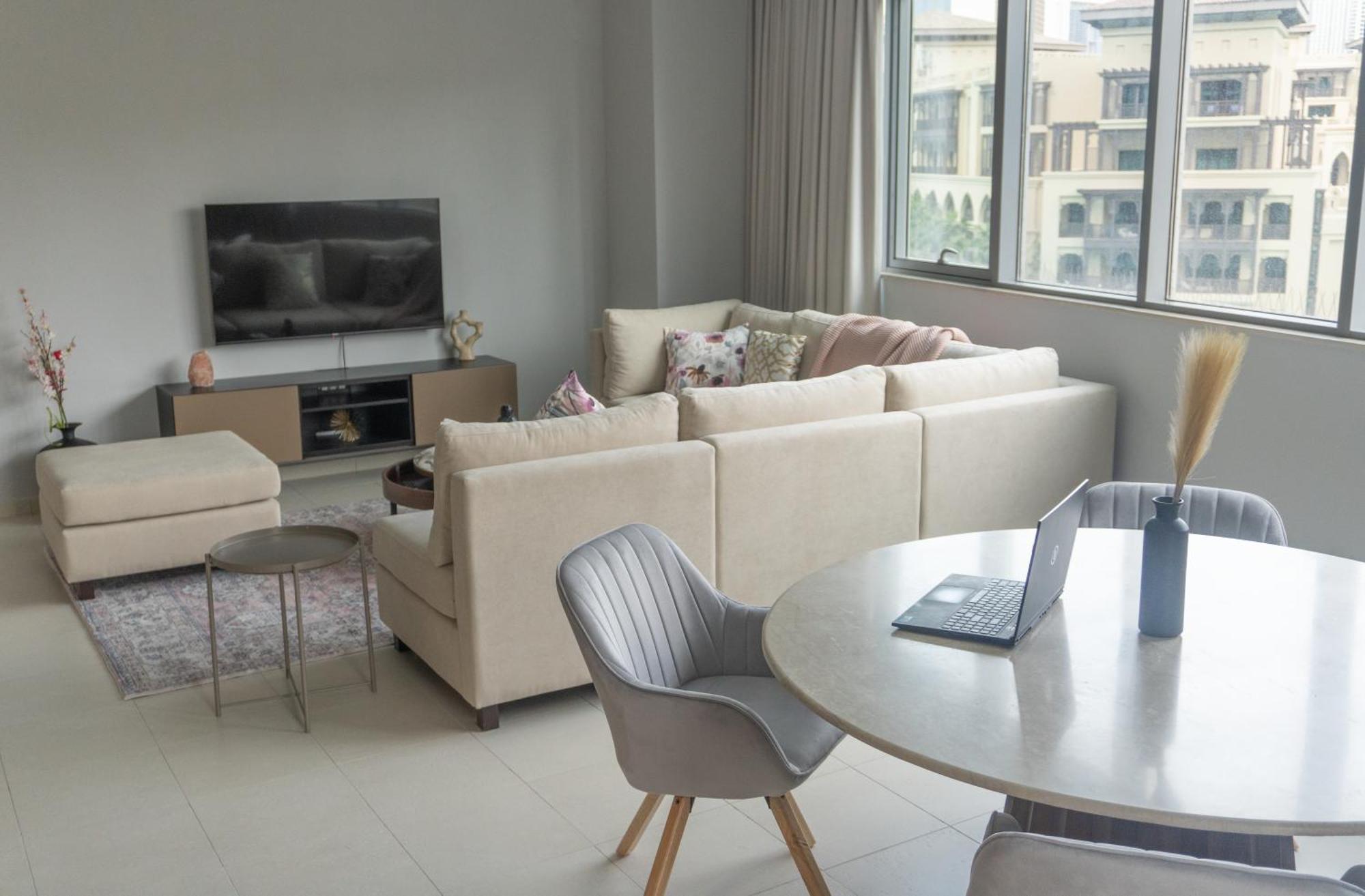 Ferienwohnung Downtown Oasis, Burj Khalifa Views, Luxury Amenities Dubai Exterior foto